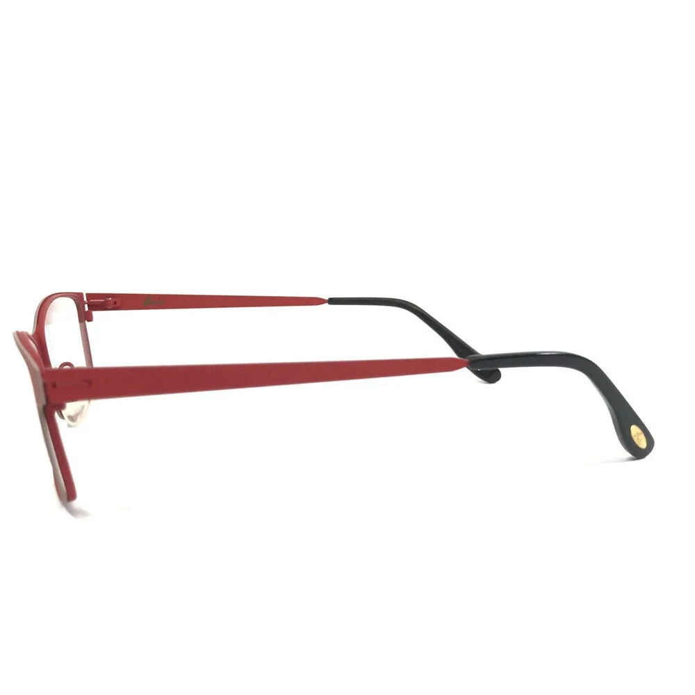 Glacee Eyeglasses Frames MOD 6724 C3 Red Gray Cat Eye Full Rim 51-18-140